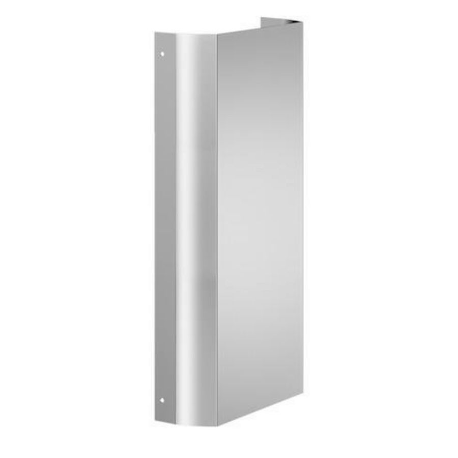 Koker douchepaneel LINUS INOX edelstaal gebor. Lng. 451-950