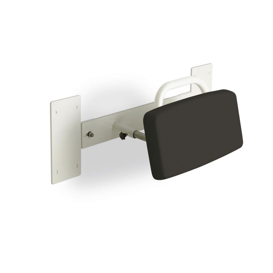 Rugleuning verstelbaar 200-260mm RVS/gecoat wit toepasbaar bij inbouwreservoirs