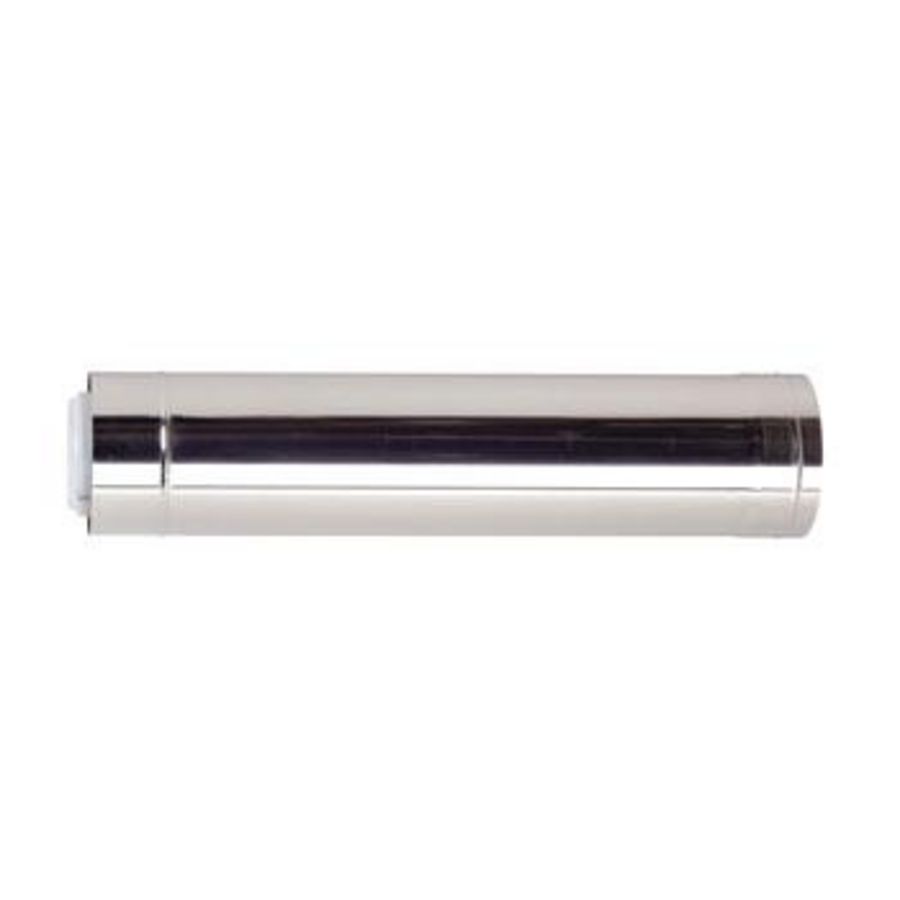 Rolux buitenwandsysteem verlengbuis 500mm concentrisch 60/100 pp/inox
