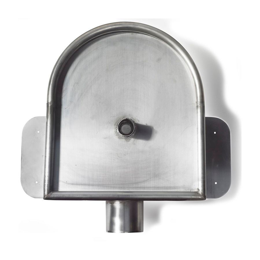 Vergaarbak zink Oud Amsterdam model 80mm