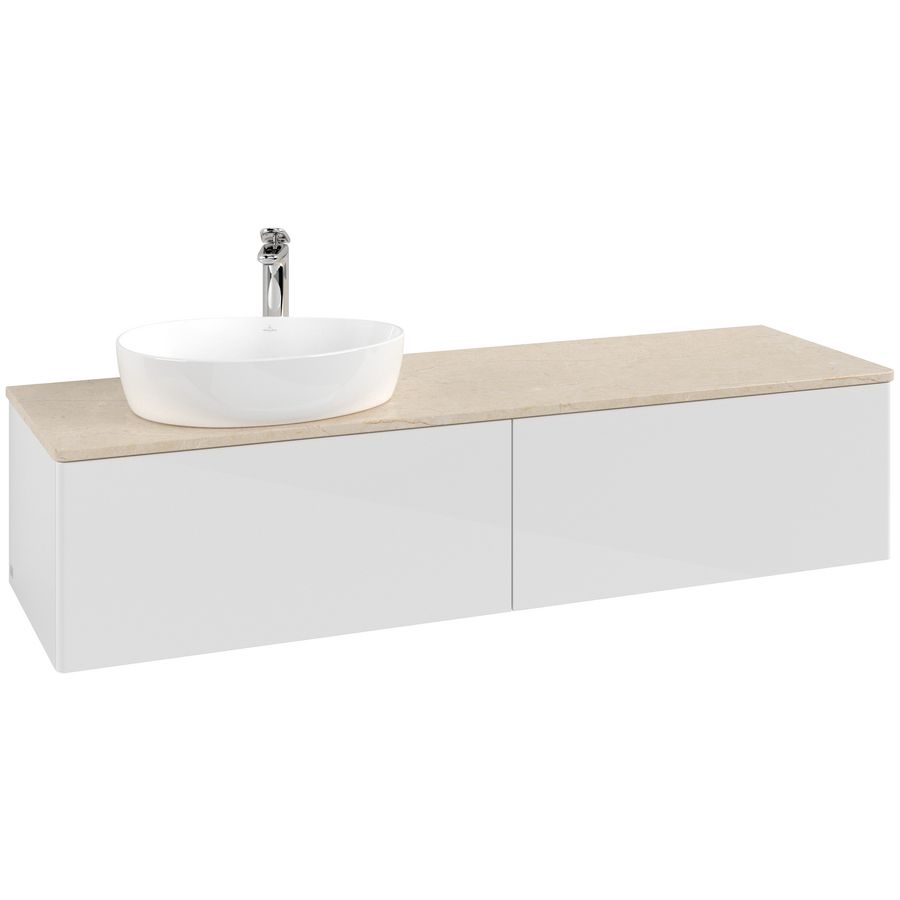 Wastafelonderkast Antao 1600x360x500mm G.White.L L37053GF