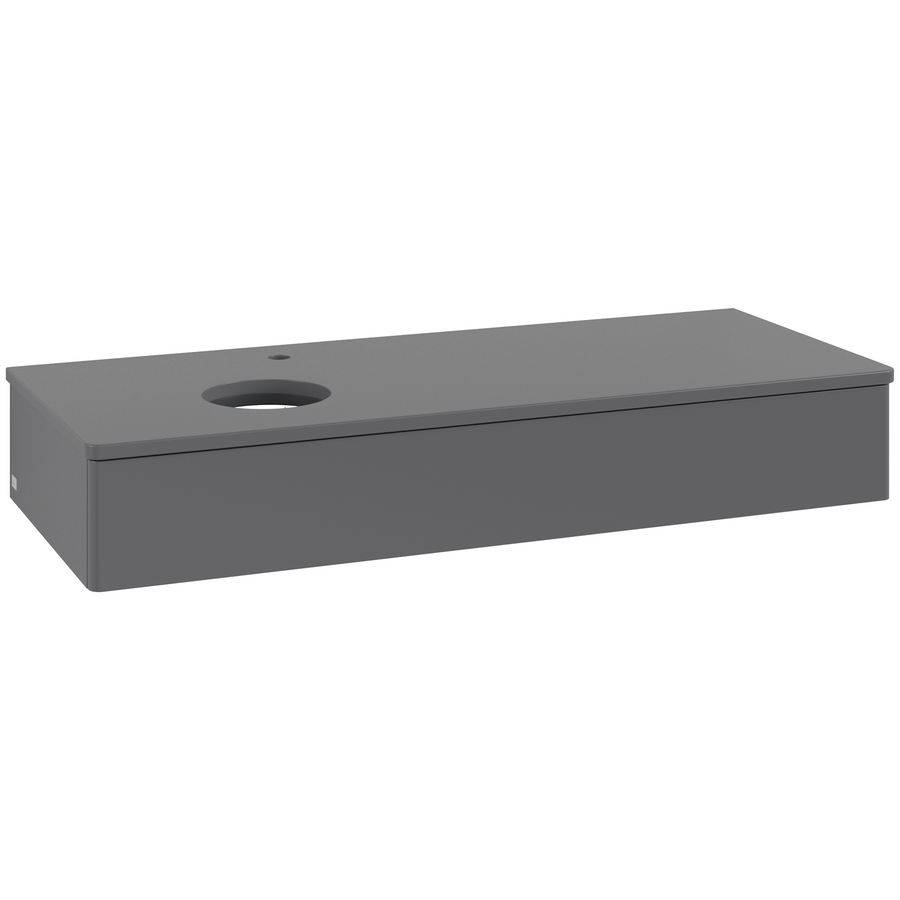 Wastafelonderkast Antao 1200x190x500mm Antr. Matt Lacquer L11050GK