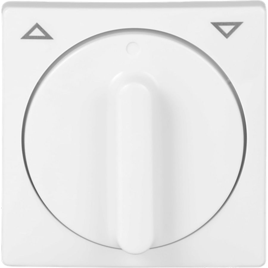 Centraalplaat + knop voor jal draai SI-B-alpinwit (2542 DR-914)