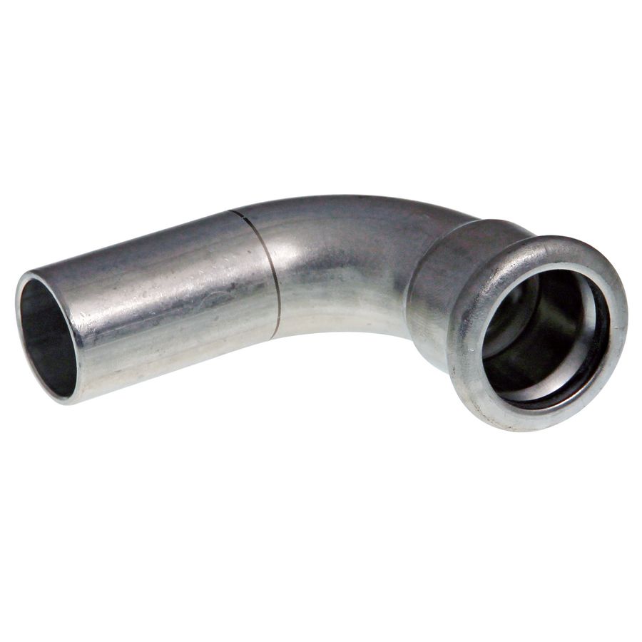 Insteekbocht 90° Xpress RVS 304L(1.4301) 28x spie 28mm R2411
