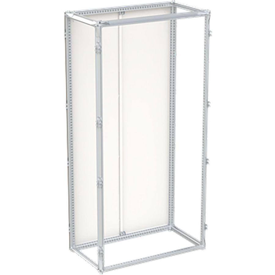 Kast alleen met achterwand 4PW/14GU/D6 RAL7035
