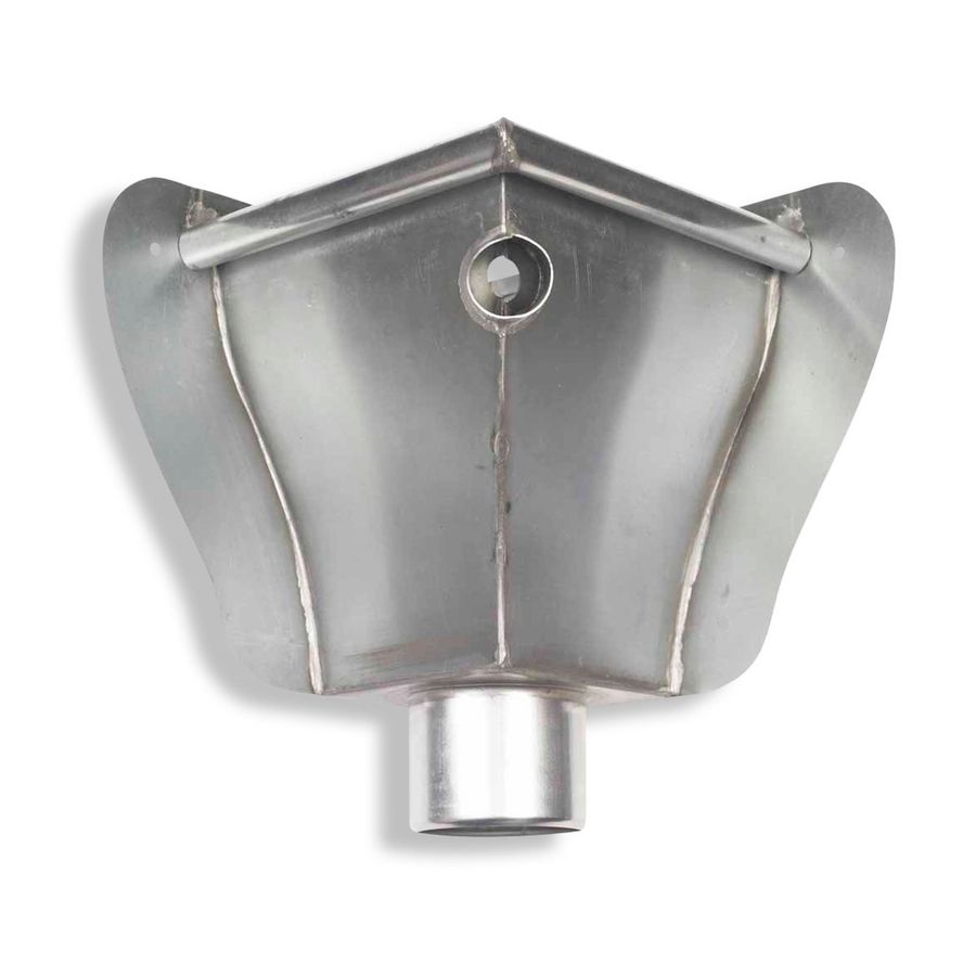 RHEINZINK walsblank vergaarbak Haarlem 80mm hoekmodel