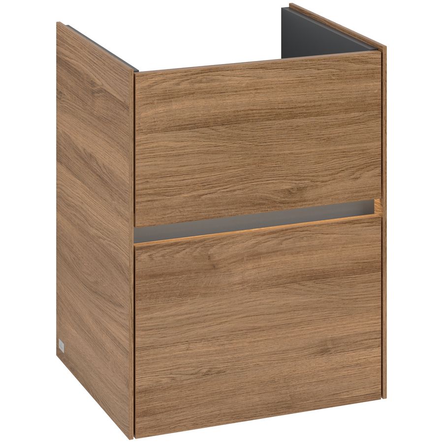 Wastafelonderkast Collaro 472x610x404mm Oak.Kans C141B0RH