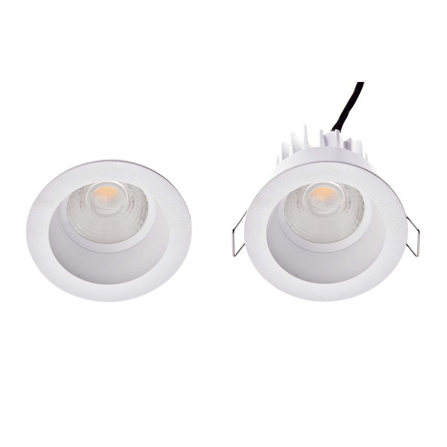 LED Spot Round Deep 80mm 650lm 830 PH C WH