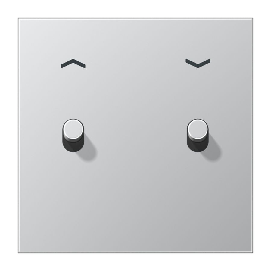 Afdekking LS1912 alu.2x hevel jal.cylinder