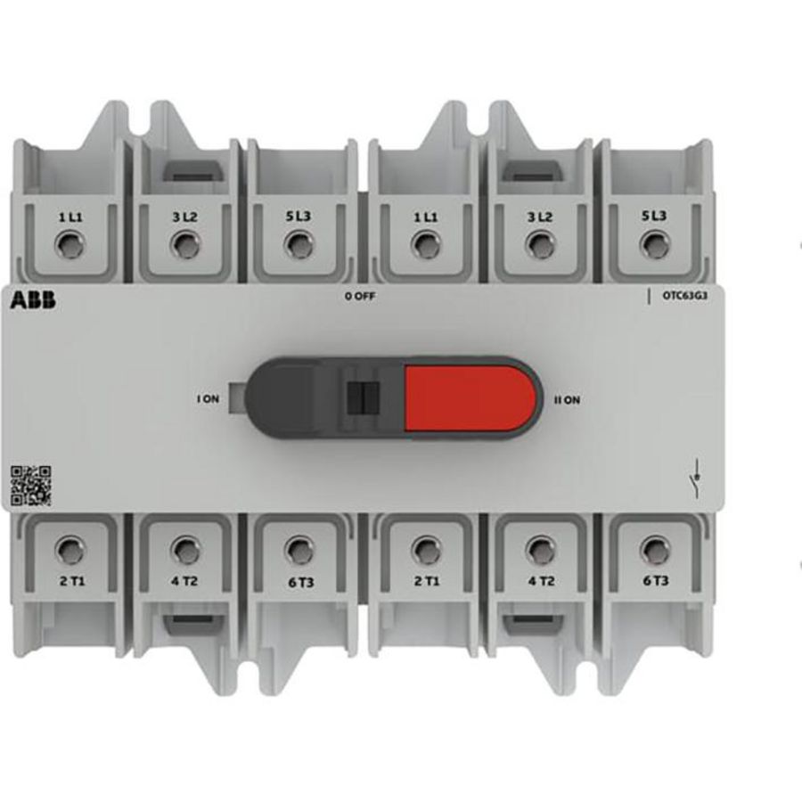 OT plus omschakelaar framemaat G3 63A, 3P