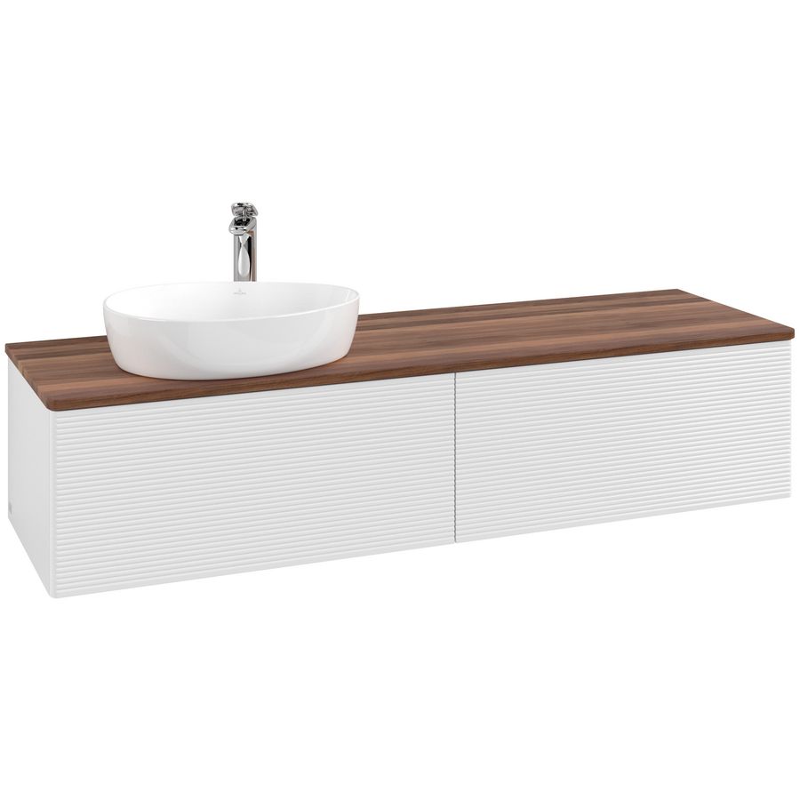 Wastafelonderkast Antao 1600x360x500mm G.White.L L37152GF