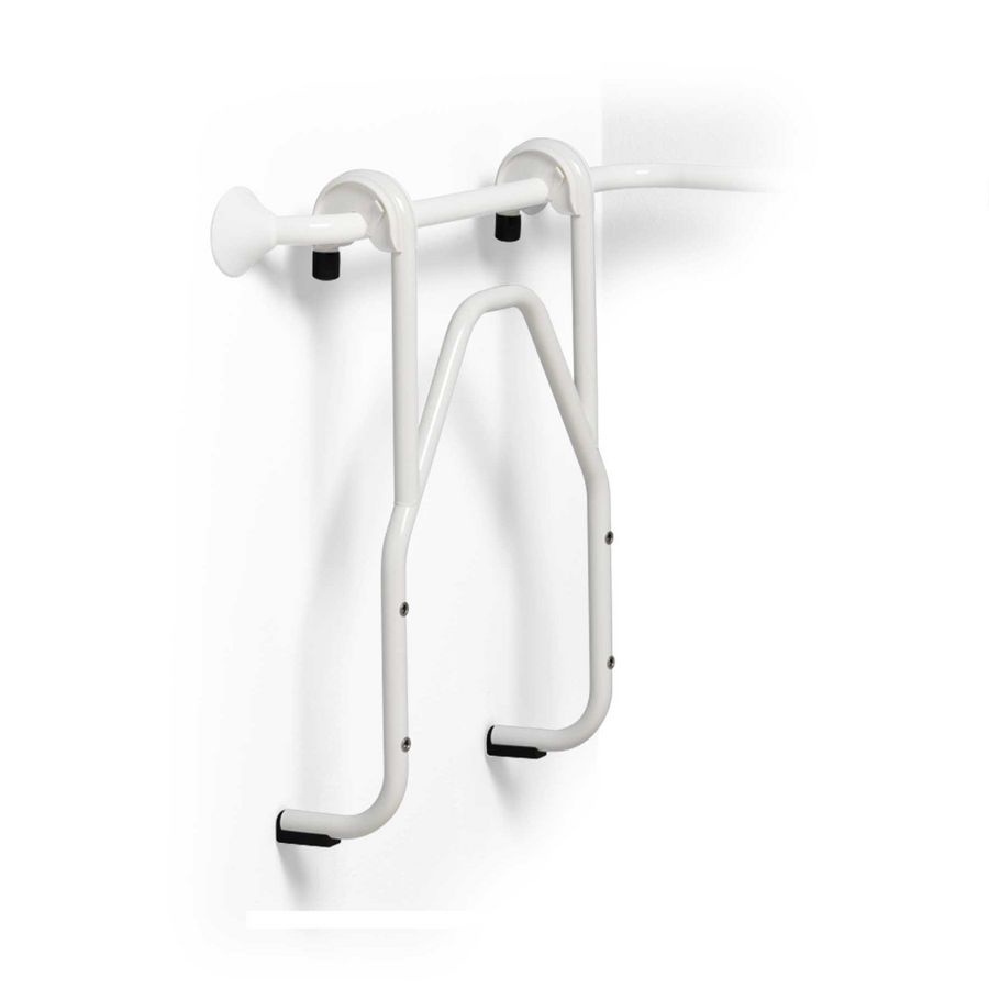 Hangend frame v. douchezitje RVS wit vaste hoogte