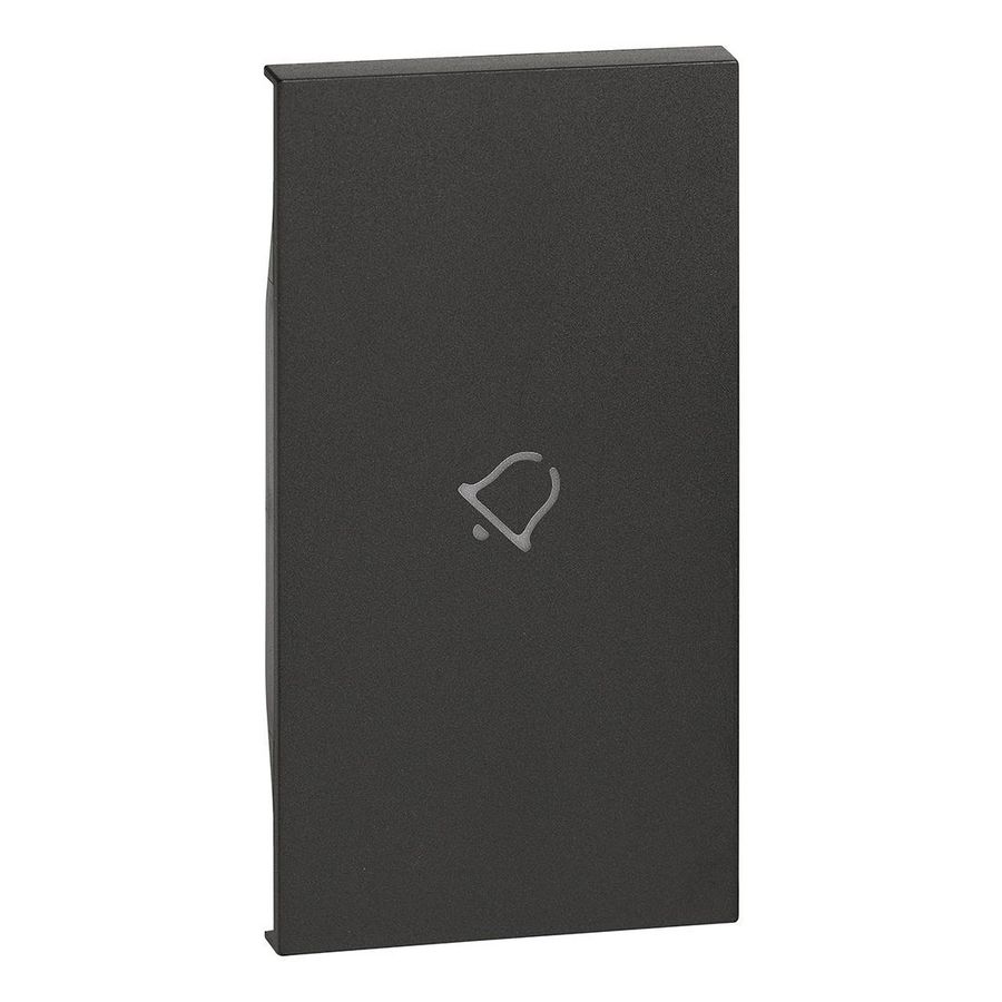 Toets + belsymbool zwart 2 modulen LivingNow