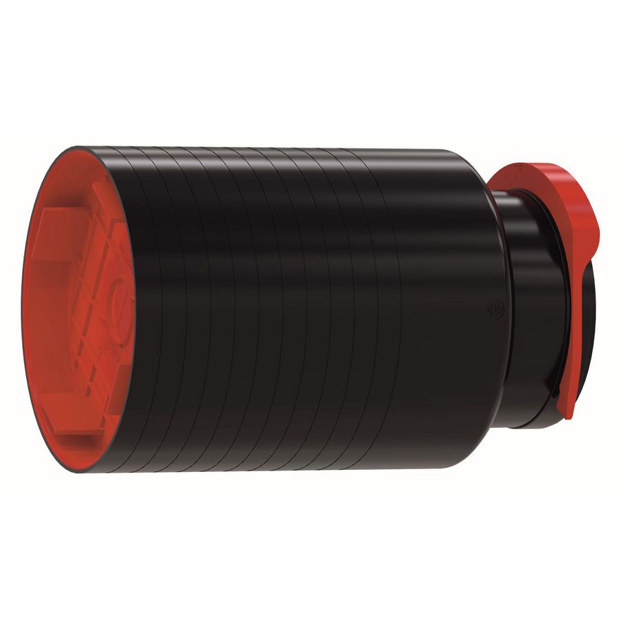ComfoCase TVA ventielaansluitstuk enkel recht, Ø125mm /1xØ90mm RLC L=160mm