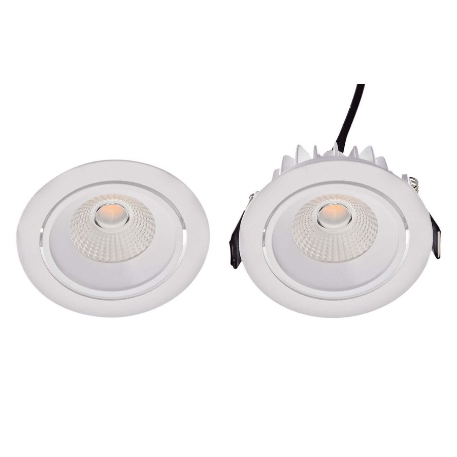 LED Spot Round Flat 80mm 750lm 827 PH C WH