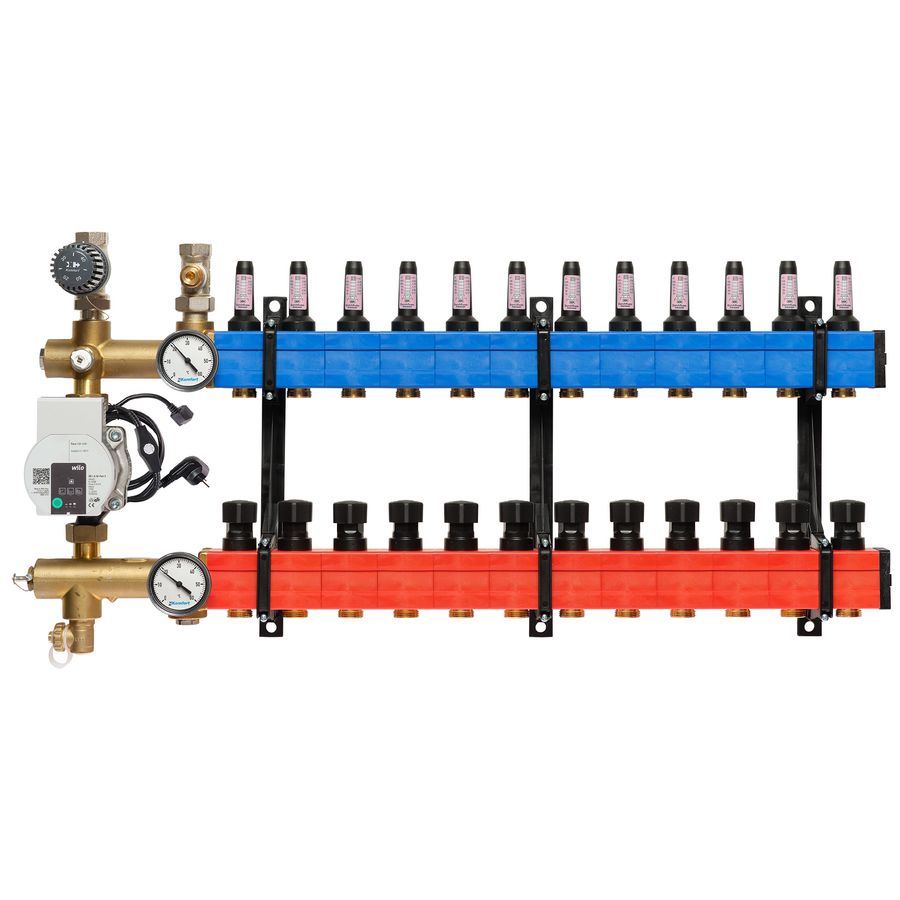 Vloerverw.verdeler 4803 E-pomp BA. 60-250l/u 12-groeps