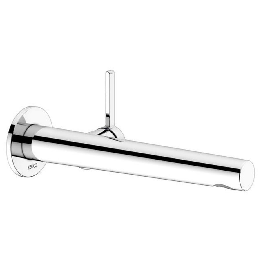 1-hendel wastafelmengkraan UP wandmont. uit. 243mm 51516012101