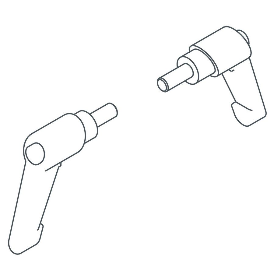 Set a 2st. verstelbare spangrepen tbv 2215.101