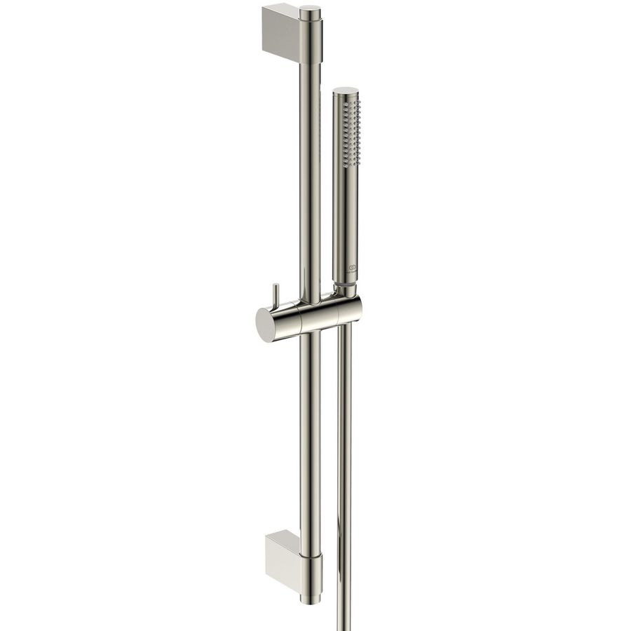 glijstangcomb 60cm 1 straalsoort staafhanddouche silver storm (rvs look) A7