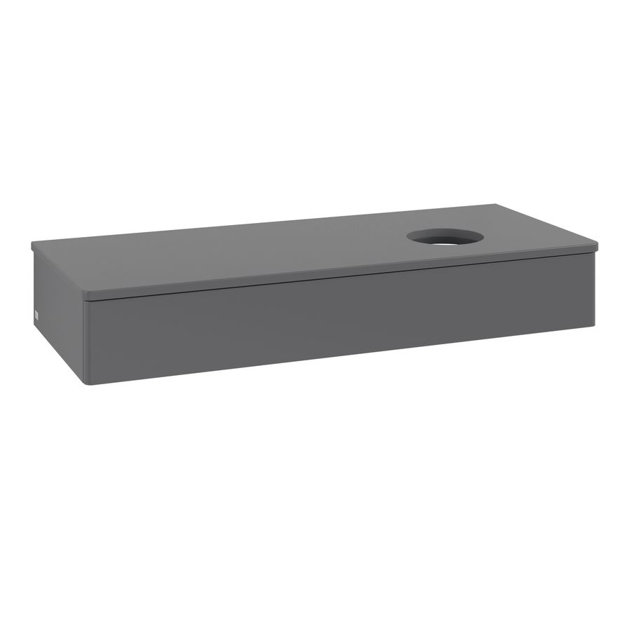 Wastafelonderkast Antao 1200x190x500mm Antr. Matt Lacquer L12010GK