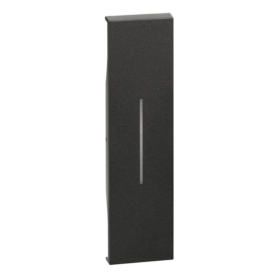 Toets standaard zwart 1 module LivingNow