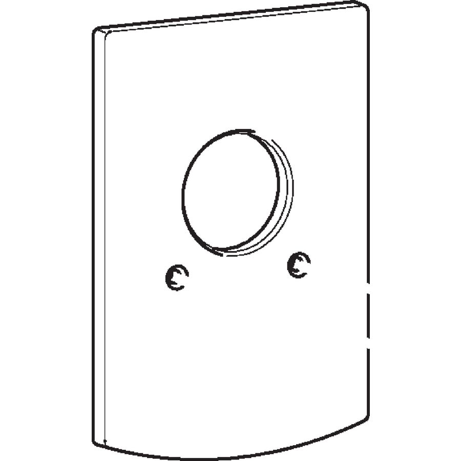 Rozet douche compleet 59912508 chroom