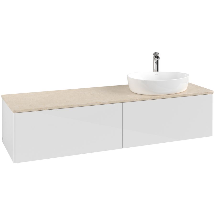 Wastafelonderkast Antao 1600x360x500mm G.White.L L38053GF
