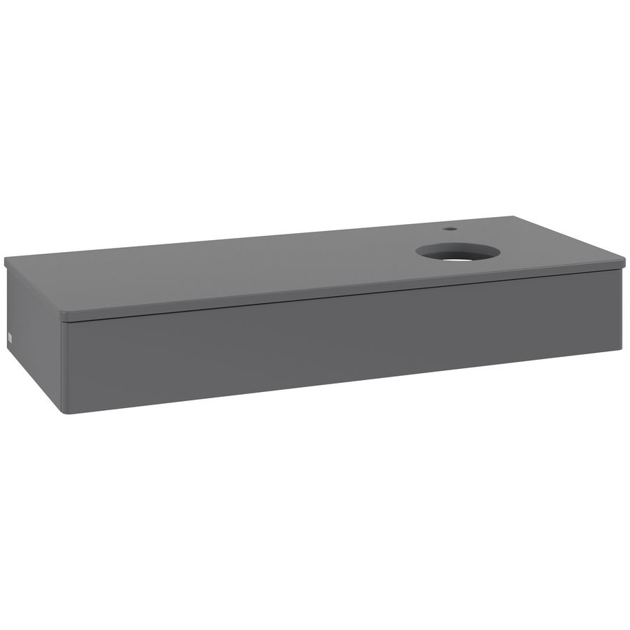 Wastafelonderkast Antao 1200x190x500mm Antr. Matt Lacquer L12050GK