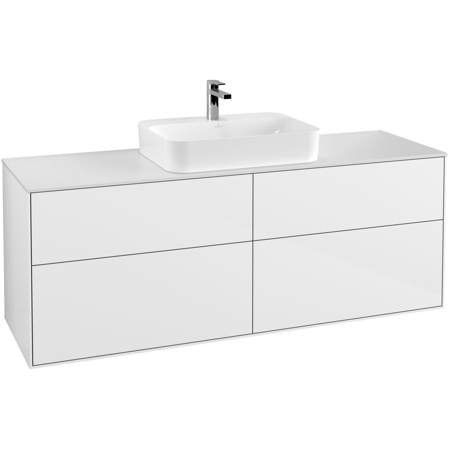 Wastafelonderkast Finion 1600x603x501mm G.White.L G44100GF