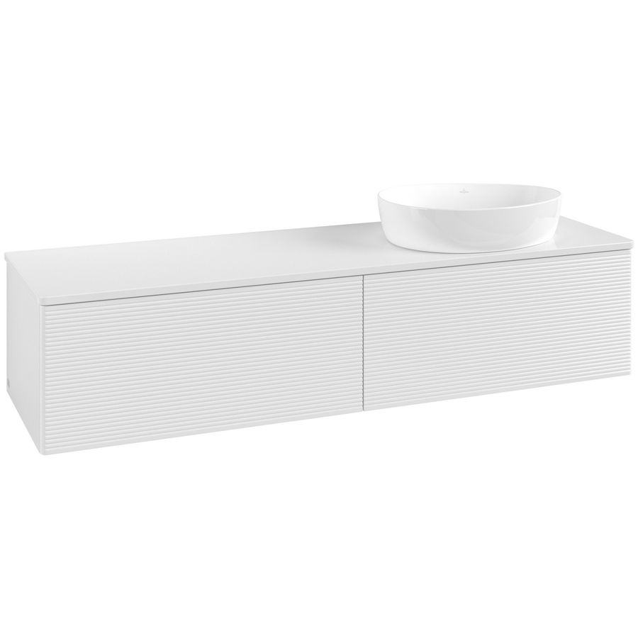 Wastafelonderkast Antao 1600x360x500mm G.White.L L38110GF