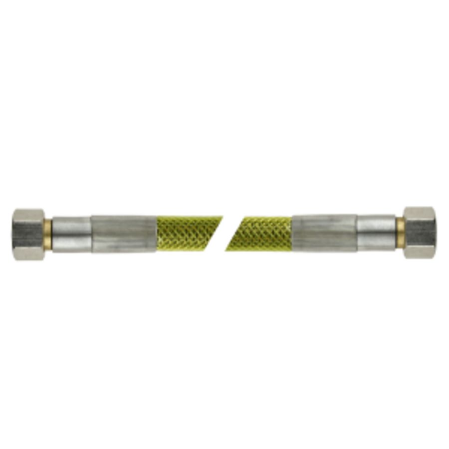 Gasslang SUPERIEUR rvs 750mm M24 wartels