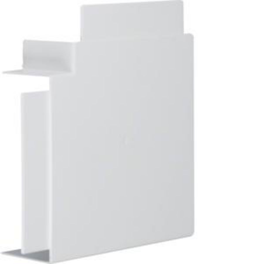 LF/FB, vlakke hoek voor goot 60x190 mm, lichtgrijs Hager