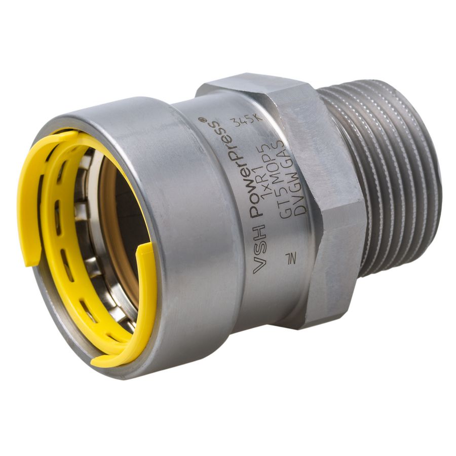 PowerPress Gas overgangskoppeling FM 1/2"xR1/2" VVE=10