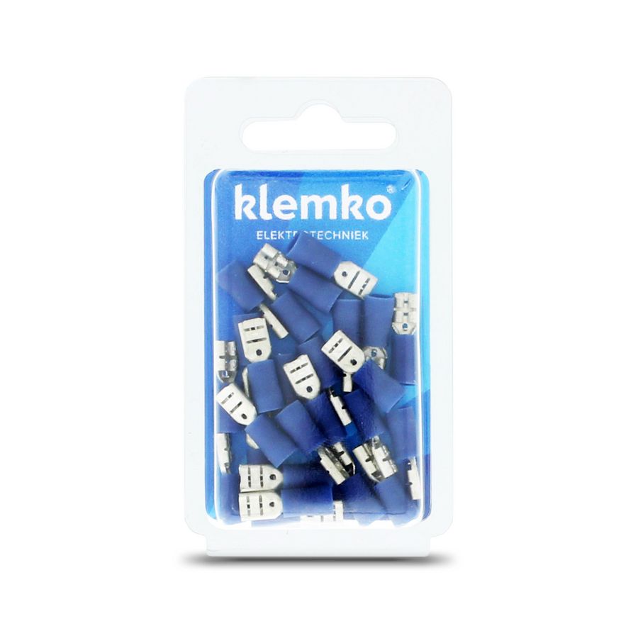 Blister a 25st. geisoleerde vlakstekerh 4,8x0,5mm 1,5-2,5mm²