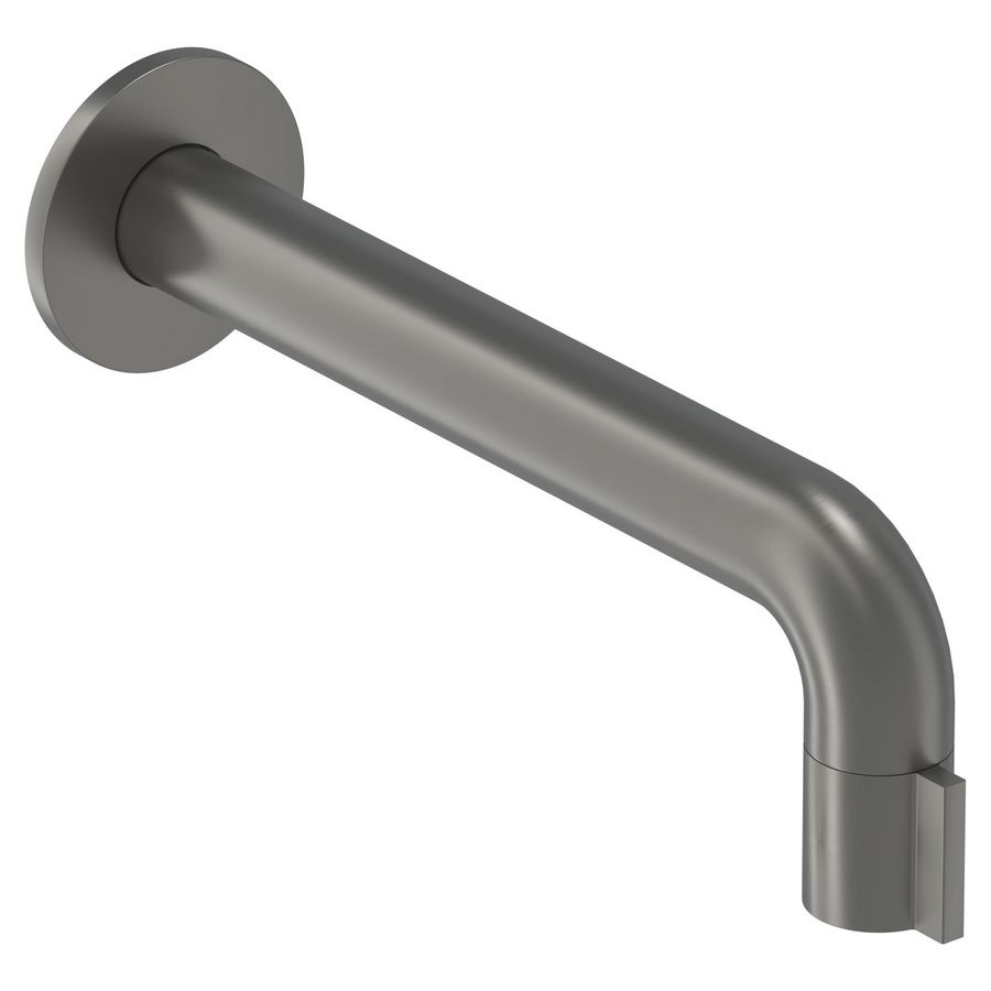 Fonteinkraan PACT wand 1/2"aansluiting inkortb. geborsteld metal black PVD