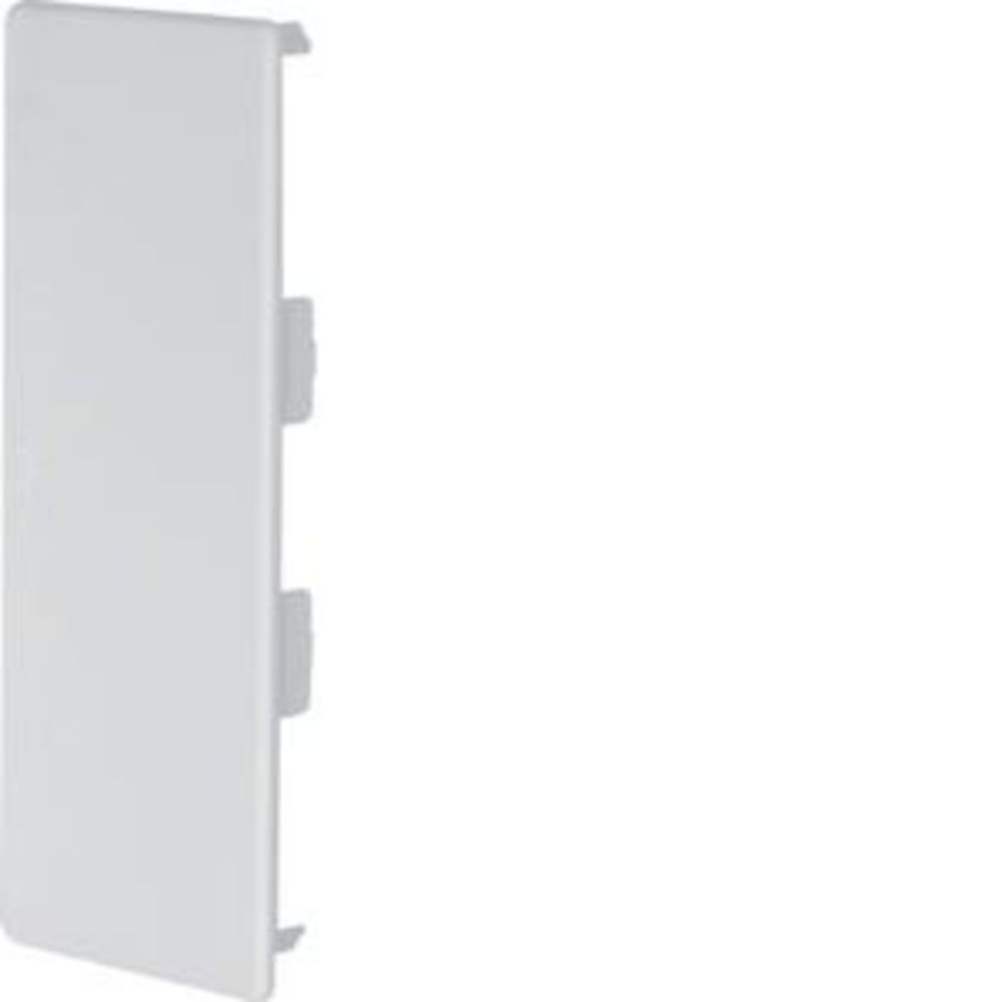 Eindplaat voor goot 60x190mm LF/FB lichtgrijs