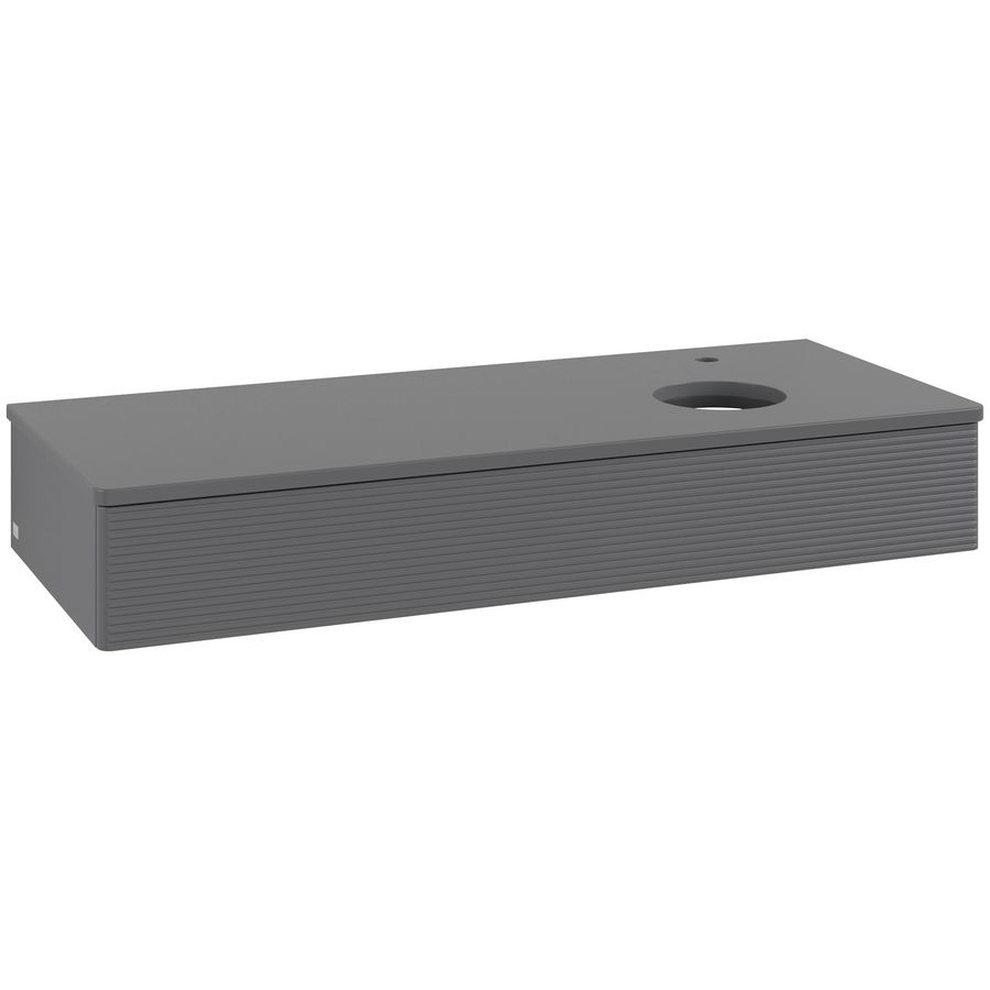 Wastafelonderkast Antao 1200x190x500mm Antr. Matt Lacquer L12150GK