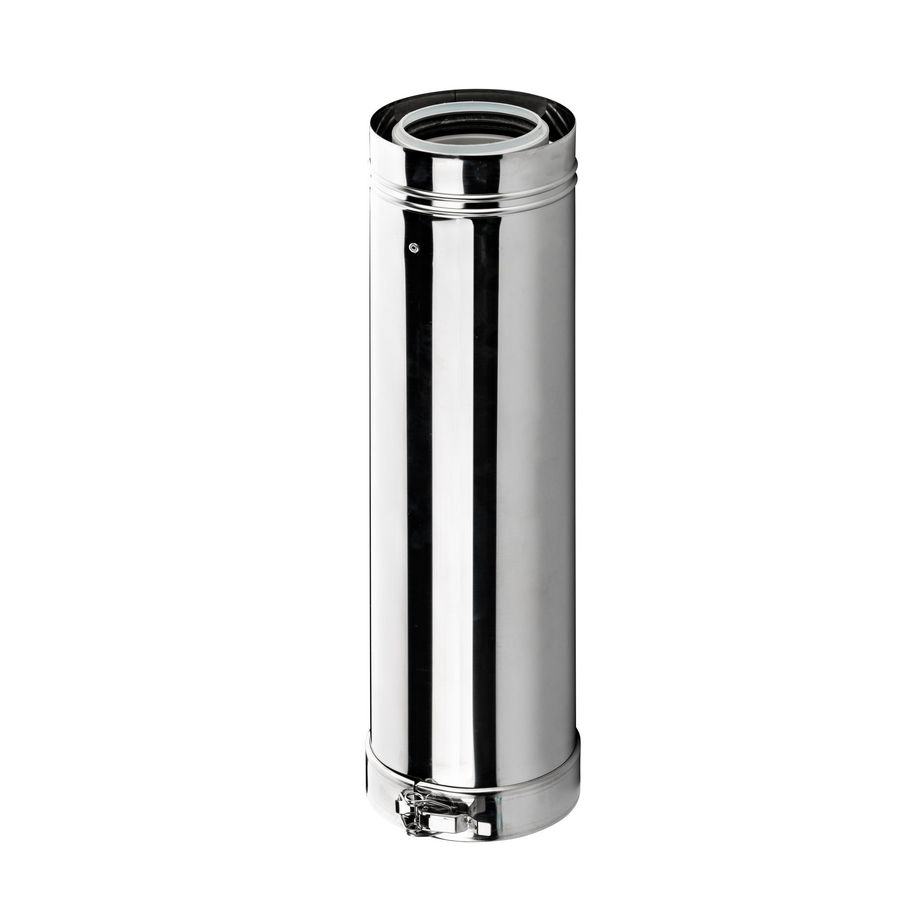Verlengpijp Outdoor PP 80/125 L=1000 PP/RVS