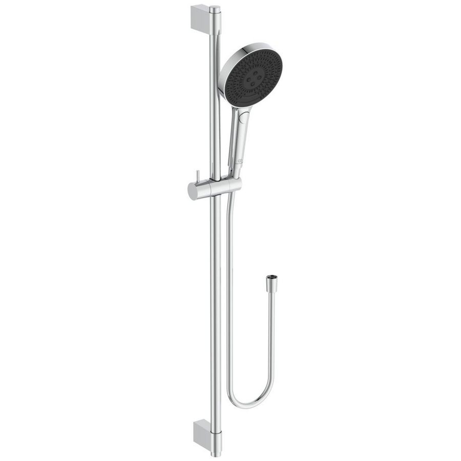 Glijstangcombinatie 900mm 1750mm chroom Idealrain