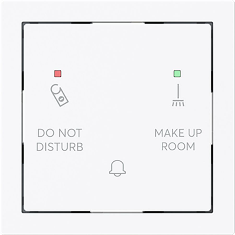 Pulsdrukker bel DND/MUR art-wit 24V