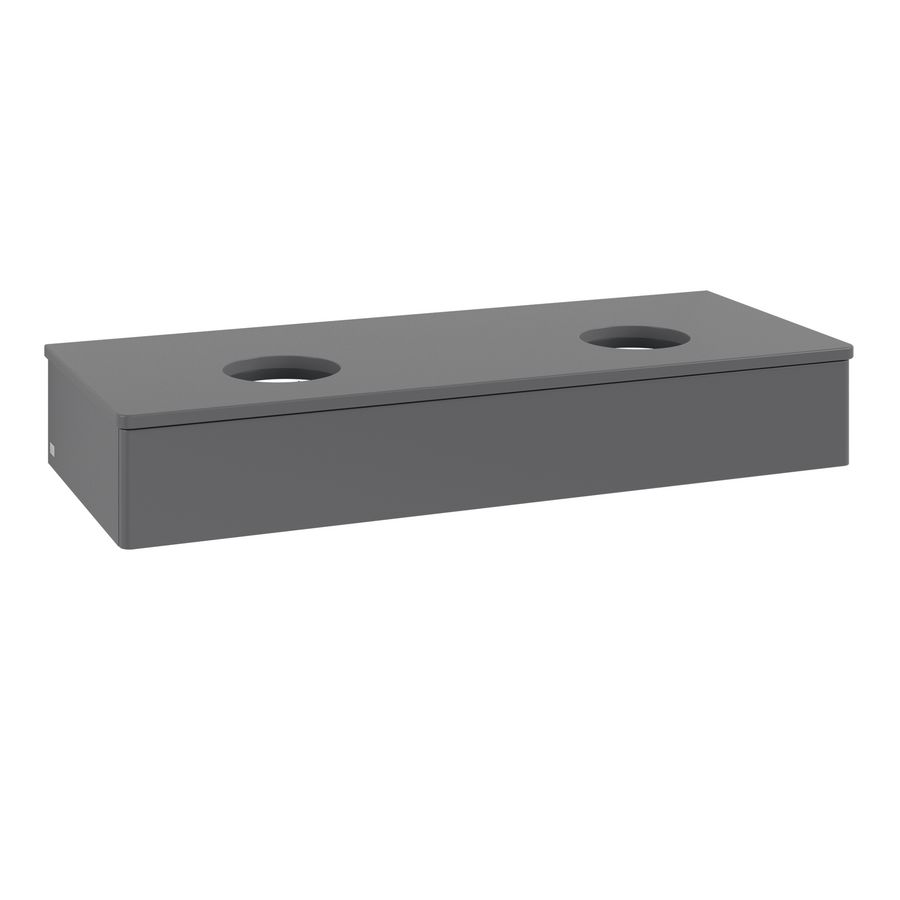 Wastafelonderkast Antao 1200x190x500mm Antr. Matt Lacquer L13010GK