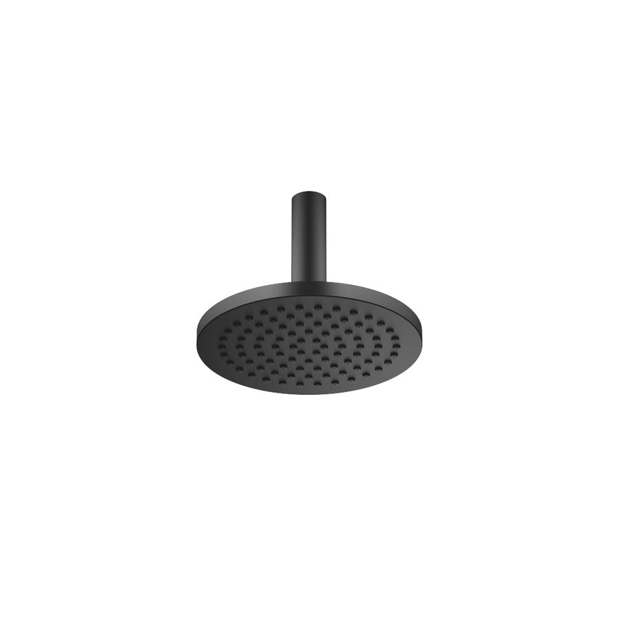 SERIE OVERK. Regend+plafondbevestiging 220mm-Mat Zwart
