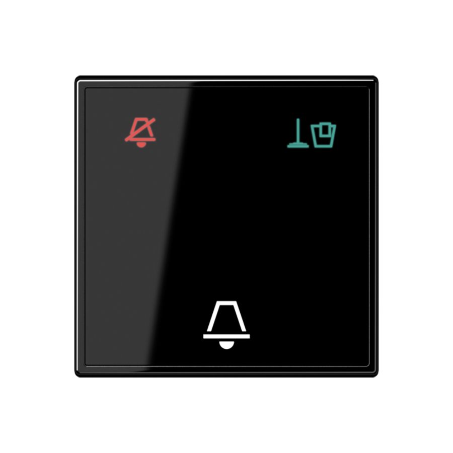 Hotelschakelwip A500 zwart glas buitenm.