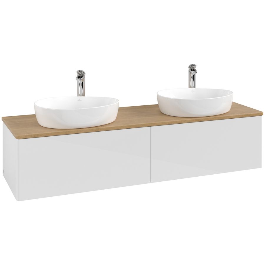 Wastafelonderkast Antao 1600x360x500mm G.White.L L39051GF