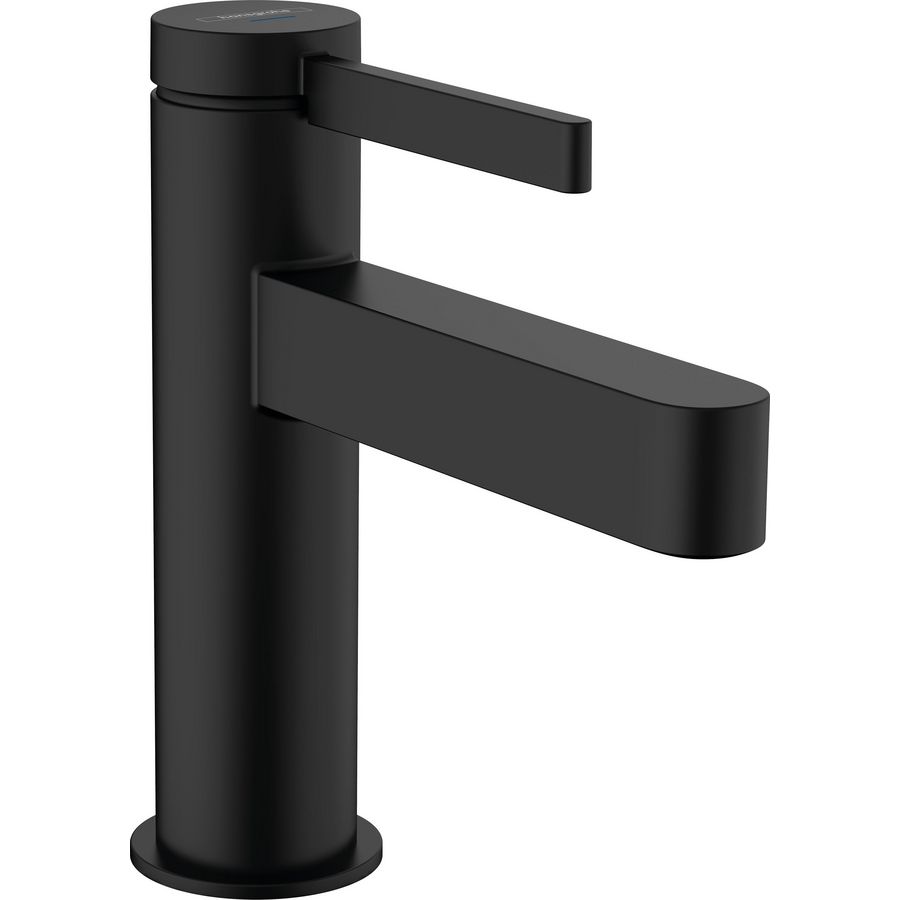 Finoris 100 toiletkraan mat zwart sprong 126mm