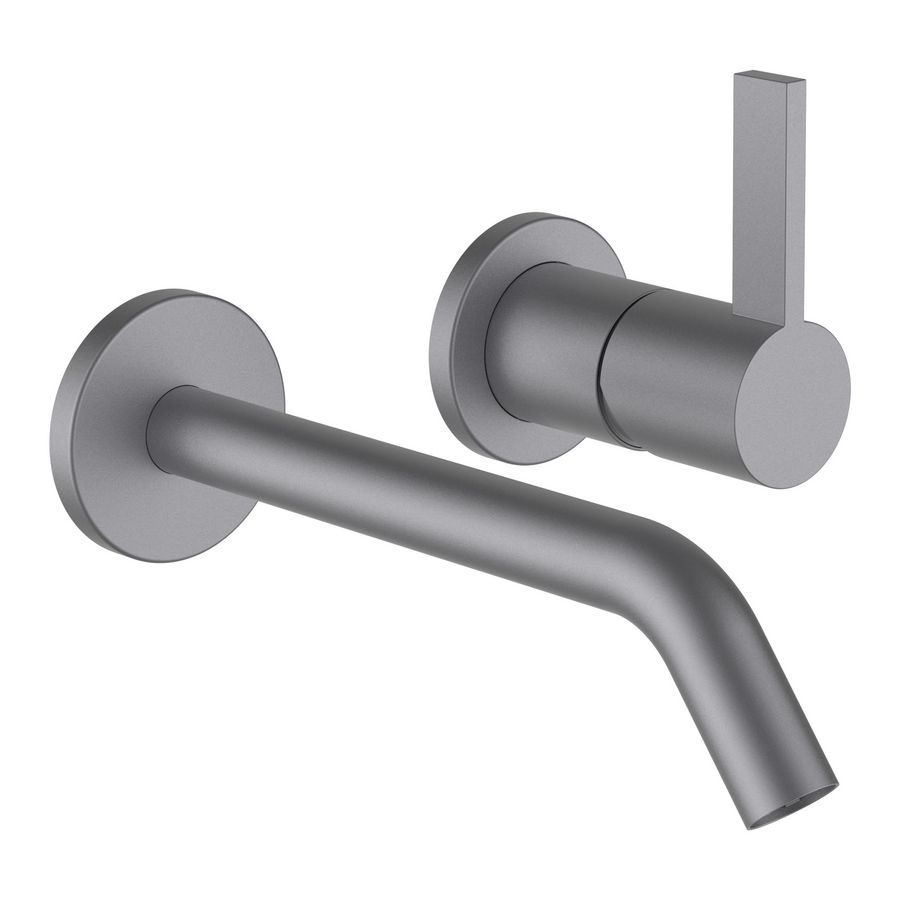 Inbouw Wastafelmengkraan Simibox 2Pnt PVD brus.stainl steel