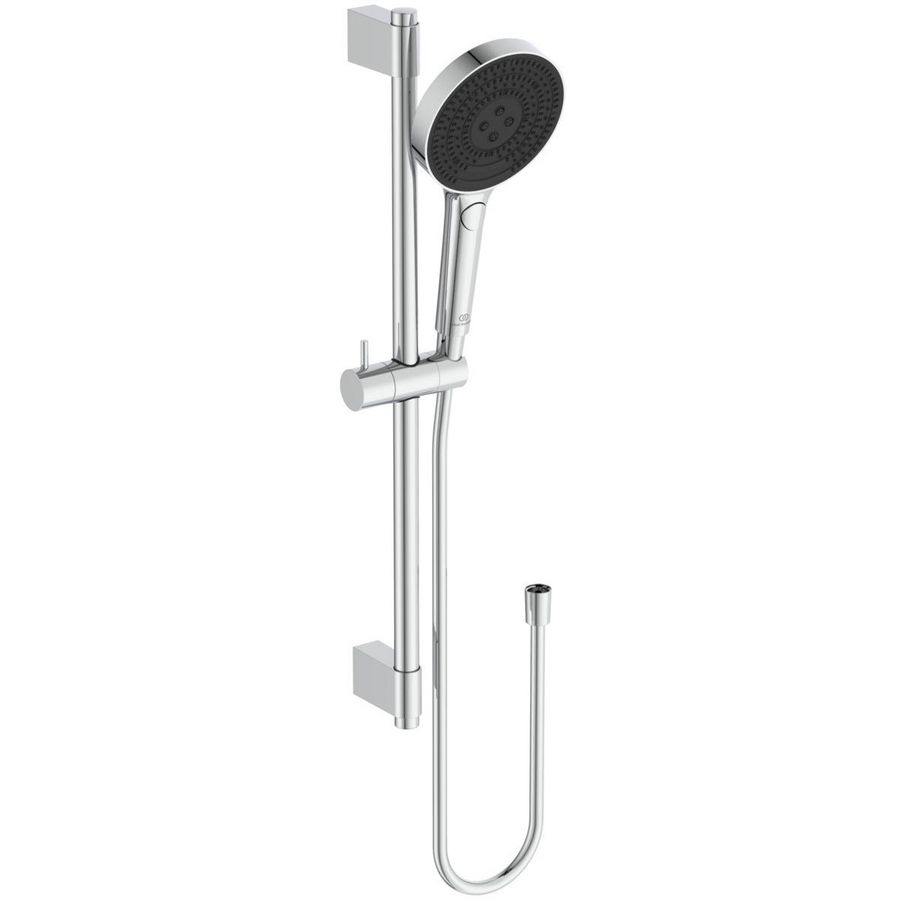 Glijstangcombinatie 600mm 1750mm chroom Idealrain