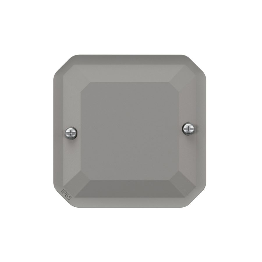 Blindplaat IP55 IK08 grs Plexo