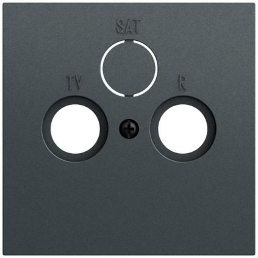 Afdekking coax.antenne-CD System 70 antracit(gel.)