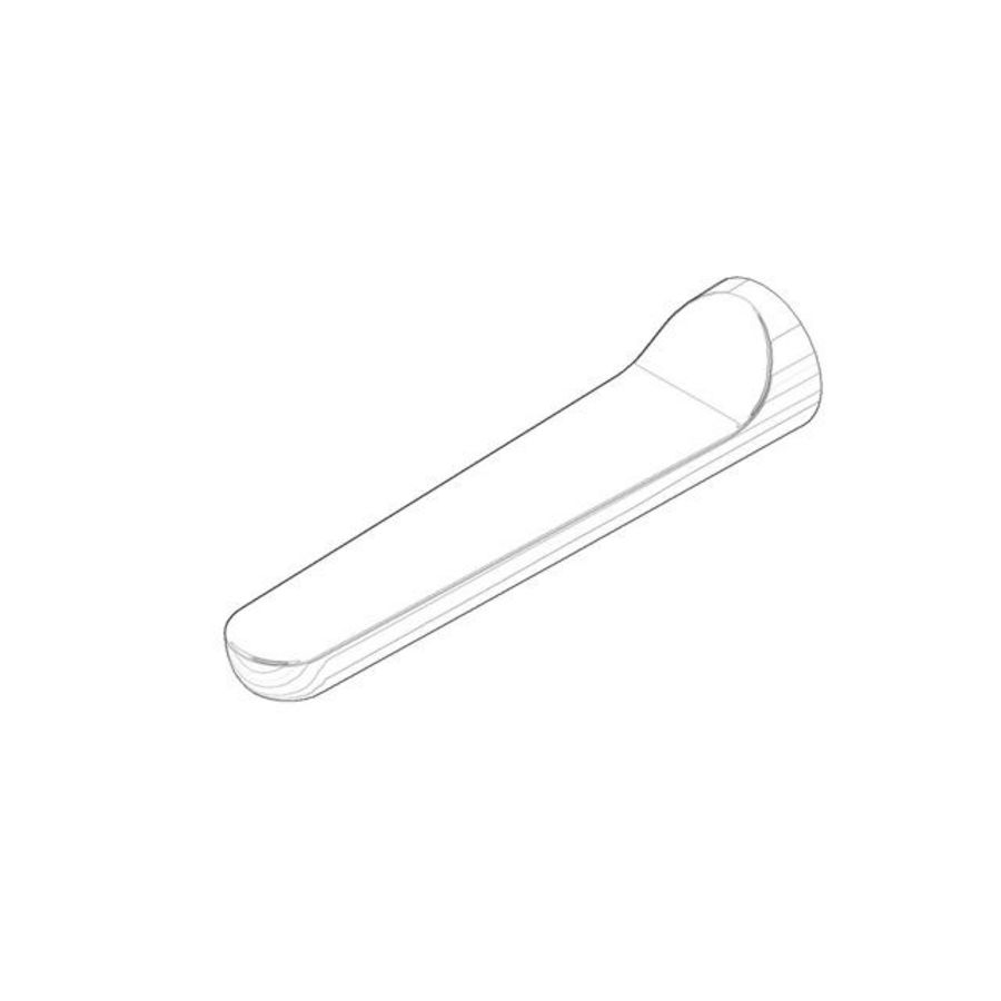 Uitloop 52x225mm Mat Wit